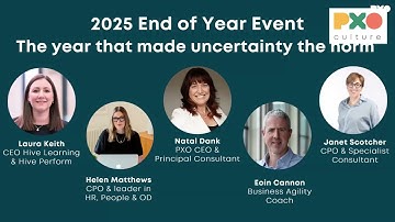 PXO Culture End of Year Event 2025: The year that made uncertainty the norm