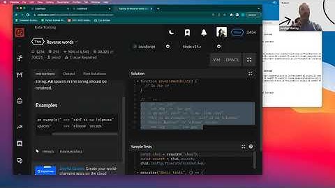 CodeWars - Reverse Words (7kyu)