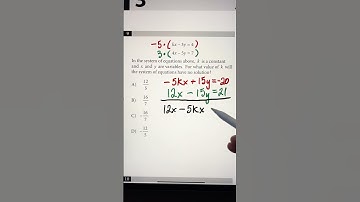 SAT Math Problem 32 with Mr. Chao #math #satmath #difficult  #mathematics #algebra #algebratricks