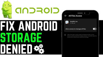 How To FIX ANDROID STORAGE PERMISSION DENIED! | BEST NEW METHOD 2025!