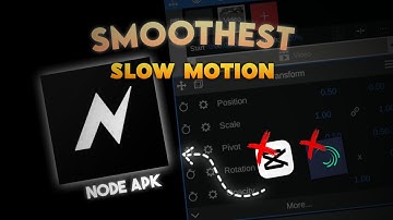 Node App Video Editing | Best SMOOTH Slow motion App