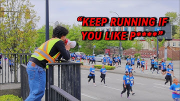 Inappropriately Motivating Marathon Runners!