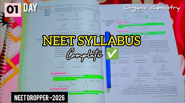DAY -1🎯l covering My entire NEET syllabus in 100 days#neet2026 #neetaspirents #vlog 