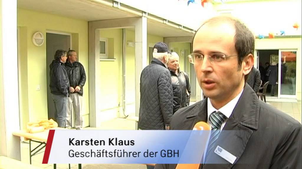 Erröffnung des ersten neuen Flüchtlingswohnheim in Hannover