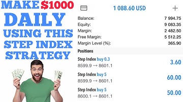 Trade step index this way and make money consistently! #stepindex #forex #deriv #money
