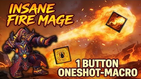 Fire Mage ONE BUTTON BURST Build – Crazy Damage Macro for PvP (WoW The War Within)