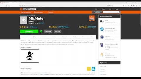 Logiciel pour mute son micro (mic mute)