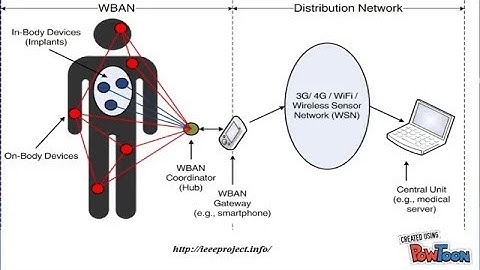 Things in the Internet -  the WBAN (Wireless Body Area Network)