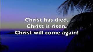 United Methodist Hymnal 24-A Christ has died