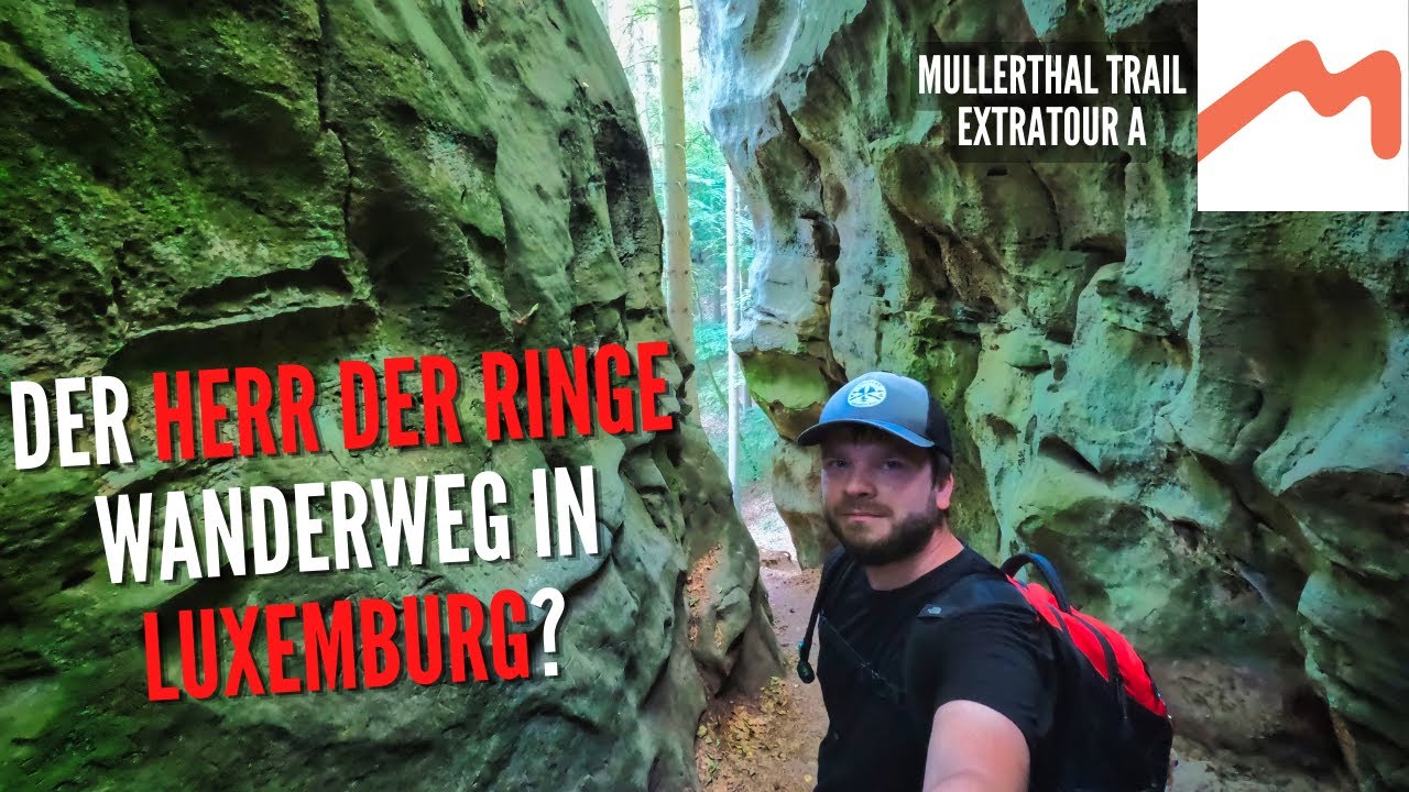 Mullerthal Trail Extra Tour A in Luxemburg | [4K🎥]