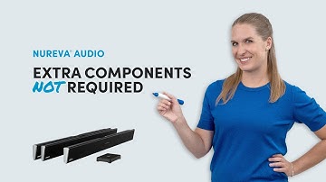 Everything’s included with your Nureva system — Rewriting the rules of large-room audio