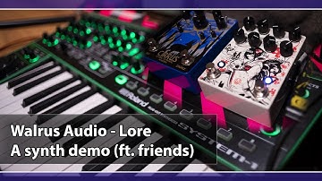 Walrus Audio Lore ft. Roland System 1 (a synth demo)
