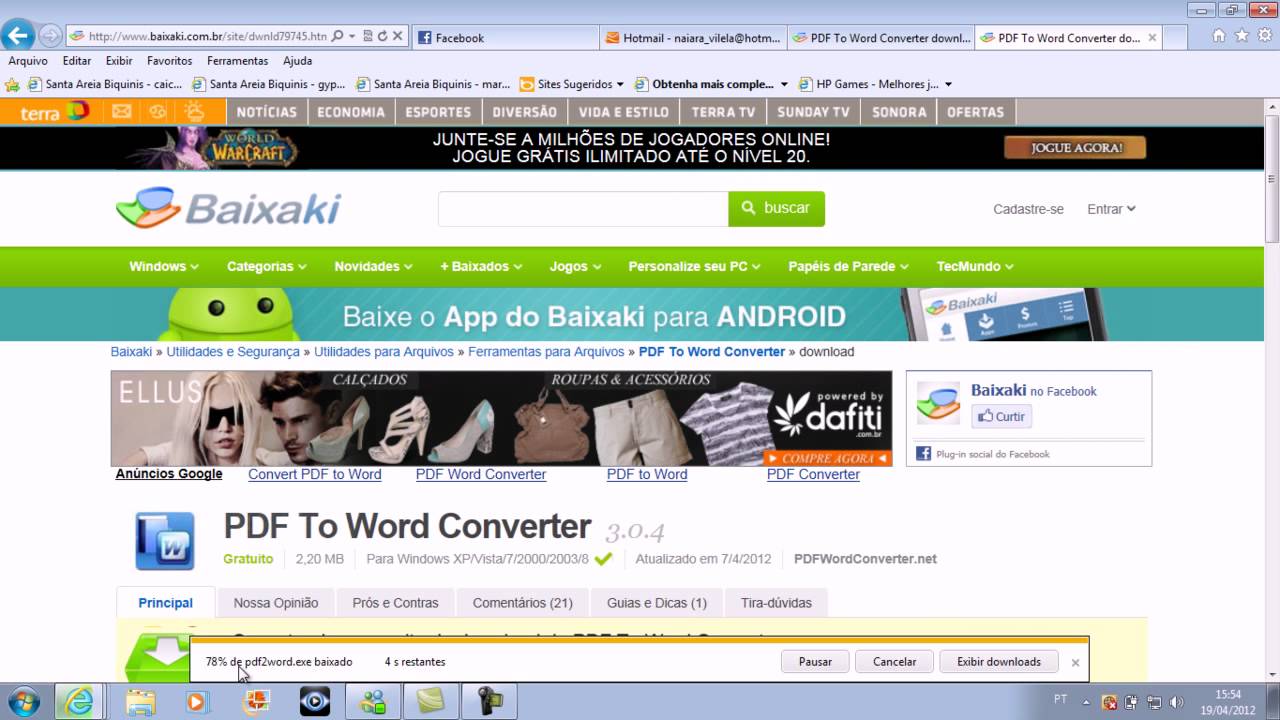 Convertendo Um Arquivo Pdf Em Word avi YouTube