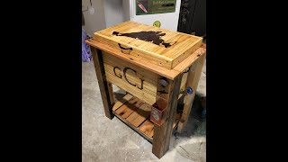 Custom Cooler from Pallets