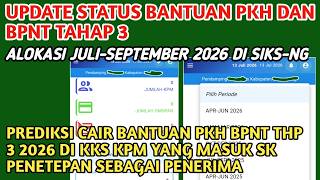 STATUS UPDATE: PKH BPNT ASSISTANCE PHASE 3 2026 ON SIKS-NG❗️PREDICTED DISBURSEMENT OF PKH BPNT BA...