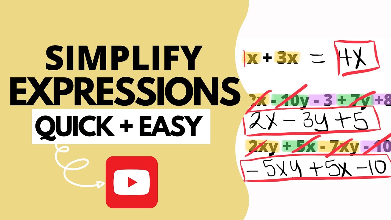 Simplifying Expressions - YouTube