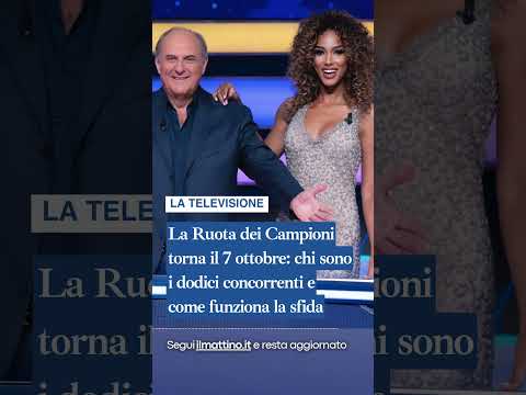 Video La Ruota dei Campioni torna il 7 ottobre: chi sono i dodici concorrenti e come funziona la sfida