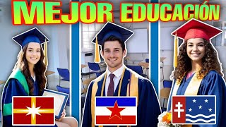 Los 10 PAISES con MEJOR EDUCACIÓN en el MUNDO