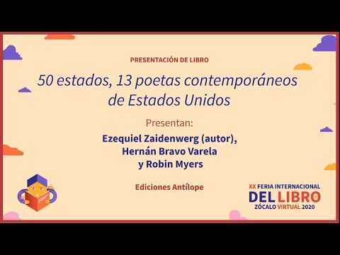 PRESENTACIÓN DE LIBRO 50 estados, 13 poetas contemporáneos de Estados Unidos