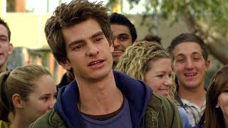 Peter Parker vs Flash - High School Life - The Amazing Spider-Man (2012) Movie CLIP HD Resimi