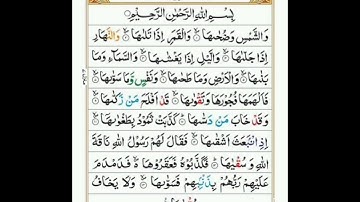 سورة الشمس تلاوت قران كريم سعد أيوب #تلاوات #قرآن #سعد