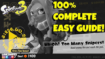 Splatoon 3 | Uh oh Too Many Snipers! | Eco Forest Treehills | Easy Guide | No Commentary