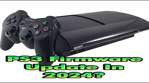 PS3 Firmware Update in 2024