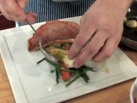 Pan-fried Snapper Fillet with Chef Christian Potier's Dill and Lemon Sauce