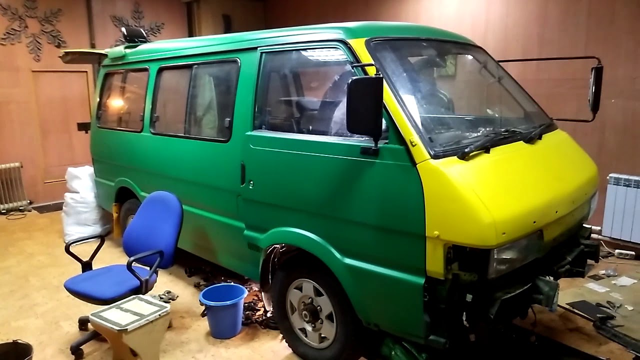 Мазда Бонго реставрация микроавтобуса - YouTube