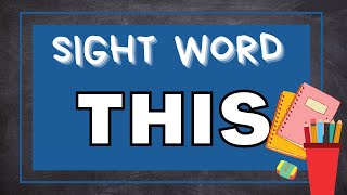 THIS Sight Word - Distant Learning - Kindergarten