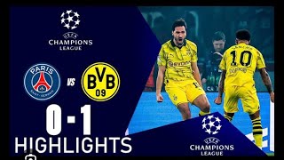 Paris Saint-Germain vs Borussia Dortmund champions league match highlights PS5