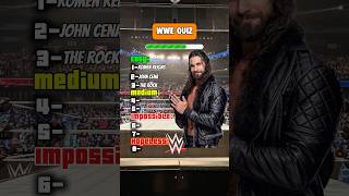 Wwe Quiz Can You Guess Them All? Resimi