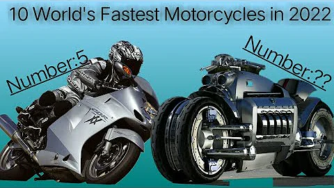 Top 10 World's fastest Motorcycles in the world 2022