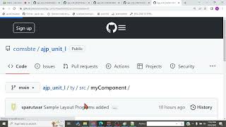 How to use github.com/comsbte/ajp_unit_I/  repository