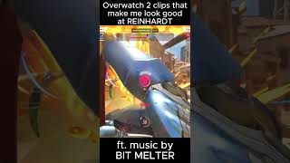 Overwatch 2 Clips #15 | ft. Music by Bit Melter #Overwatch2 #OW2 #overwatchclips #reinhardt  #PC