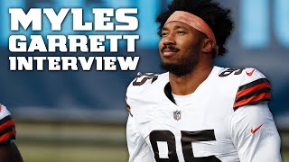 Myles Garrett Talks Ravens vs. Browns MNF & Walter Payton NFL Man of the Year Nomination