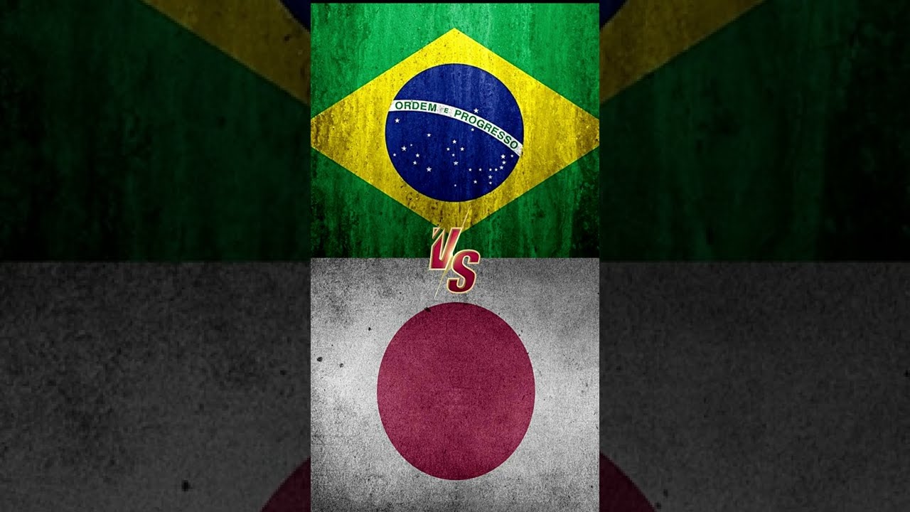 BRASIL vs JAPÃO comparação militar #shorts