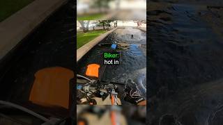 Biker Riding in Waterpark !😱
