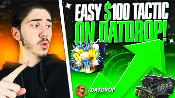 EASY $100 TACTIC ON DATDROP ?! l DATDROP PROMO CODE l DATDROP CASE BATTLE