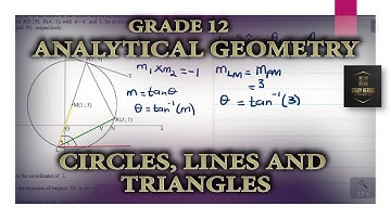 Analytical Geometry - Grade 12 -  Circles, Lines & Triangles - 2024 Mathematics Paper 2 - Question 4