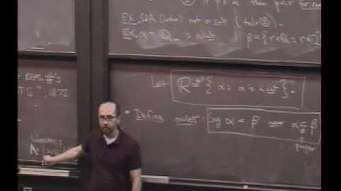 Real Analysis, Lecture 3: Construction of the Reals (7/9)