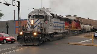 EMD SD40-2 #1023 &amp; GE C40-8W #1033