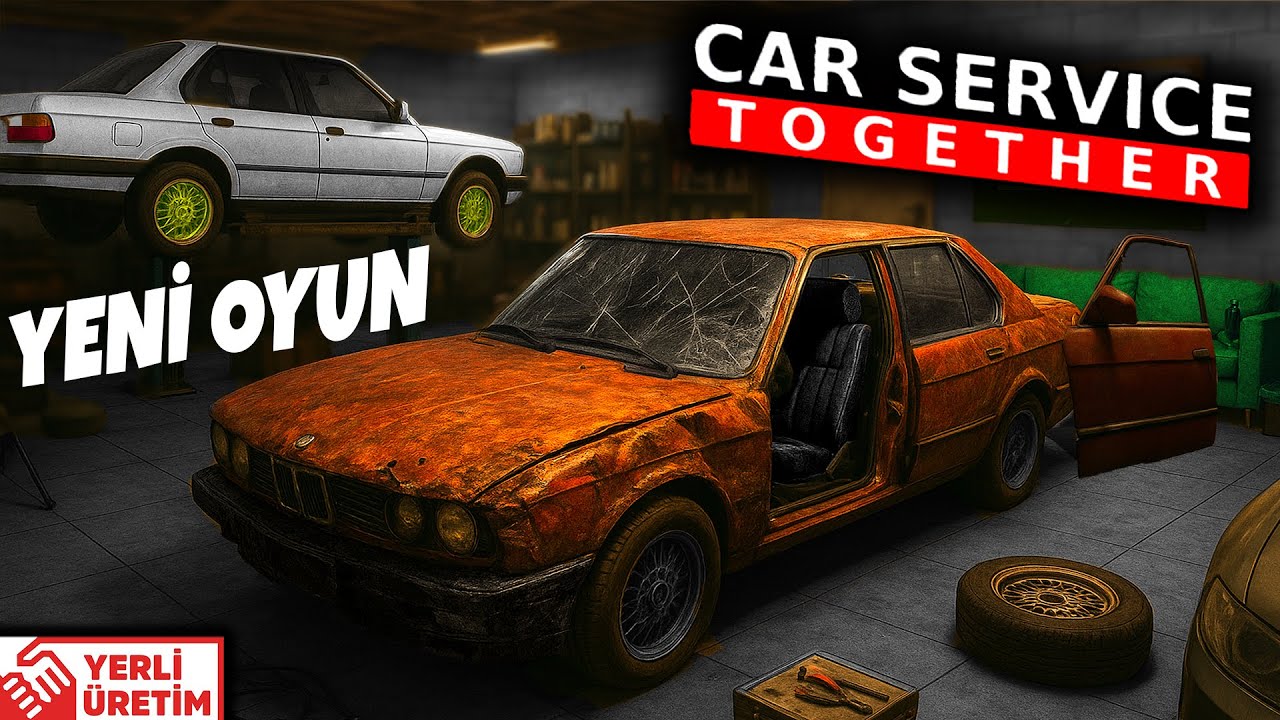 SANAYİYE DÜKKAN AÇTIK - Türk yapımı OYUN İNCELEME | Car Service Together