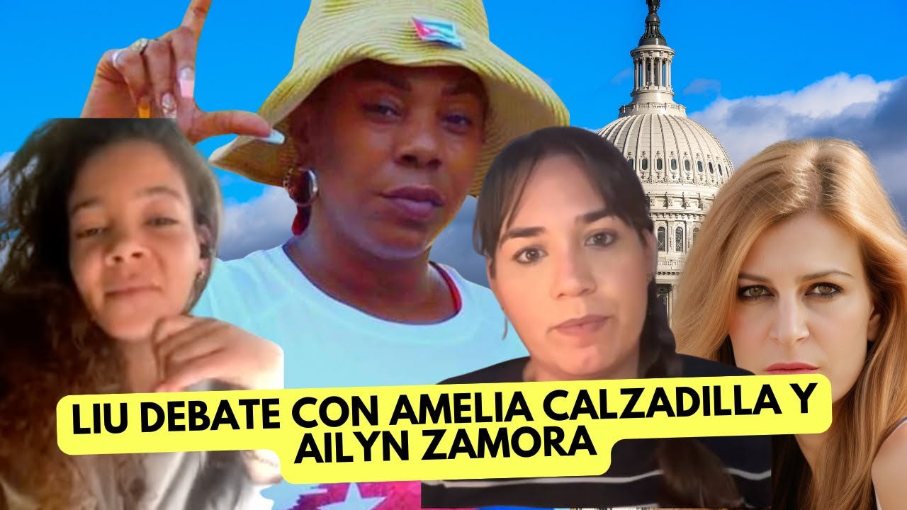 Liu Santiesteban Debate Con Amelia Calzadilla y Ailyn Zamora, Modera Oraisa Estrada