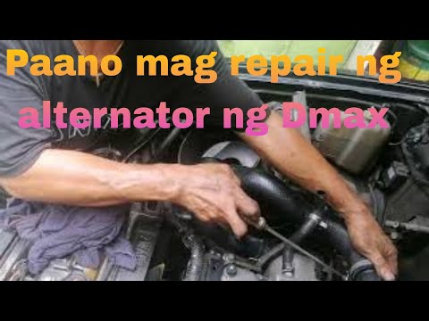 Isuzu Dmax check engine and not charging how to repair