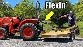 is your brush hog hitch assembled correctly? | brush hog 3 point hitch and top link