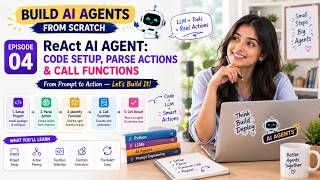 ReAct AI Agent: Code Setup, Parse Actions & Call Functions | Build AI Agents from Scratch–Episode 4