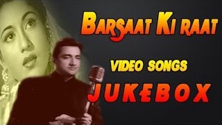 Bharat Bhushan & Madhubala's Super Hit Vintage Video Songs Jukebox - Barsaat Ki Raat - 1960 | HD