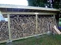 How to Build a Firewood Shed By Yourself