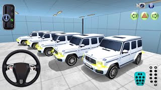 Parking 5 White Mercedes G63 AMG in Luxury Garage! 😱 Ultimate G-Wagon Collection | 3D Driving Class screenshot 1